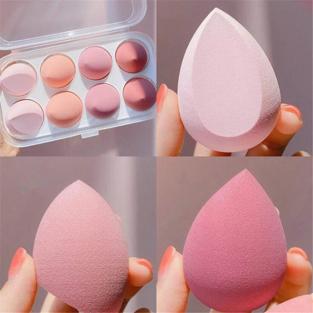 4/8pcs Makeup Sponge Blender Set – Flawless Application Made Easy