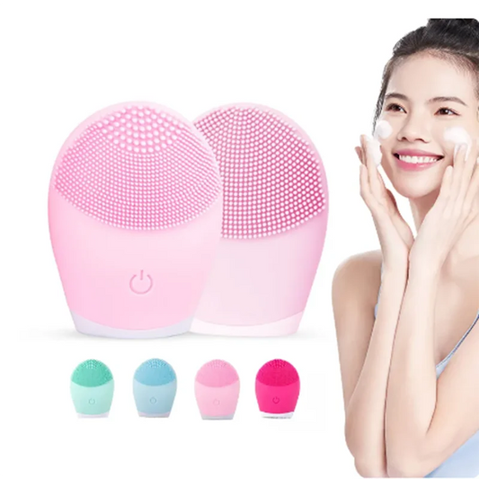 Electric Silicone Facial Cleanser – Vibration Skincare Massage Tool