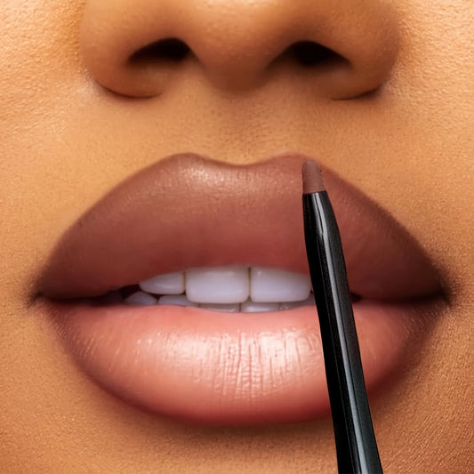 Nude Brown Lip Liner Pencil & Lipstick – Matte, Smooth, and Long-Lasting
