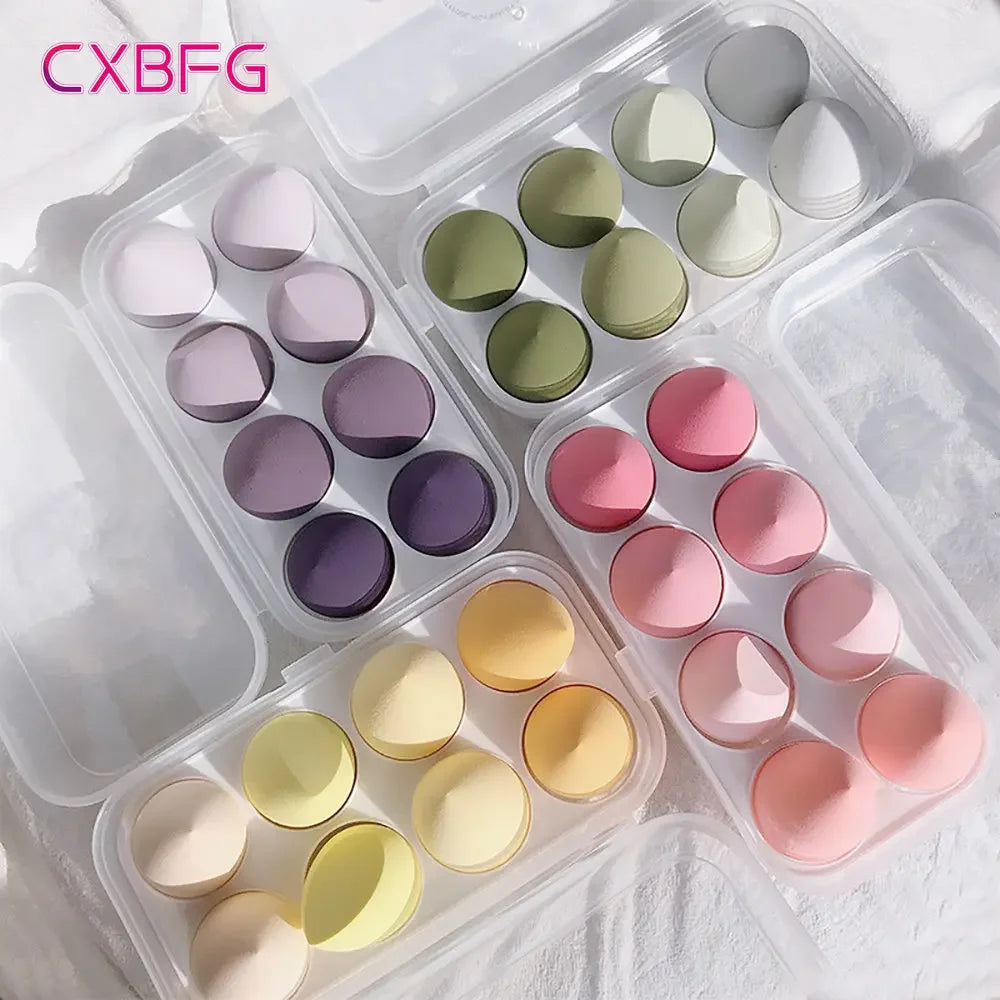 4/8pcs Makeup Sponge Blender Set – Flawless Application Made Easy